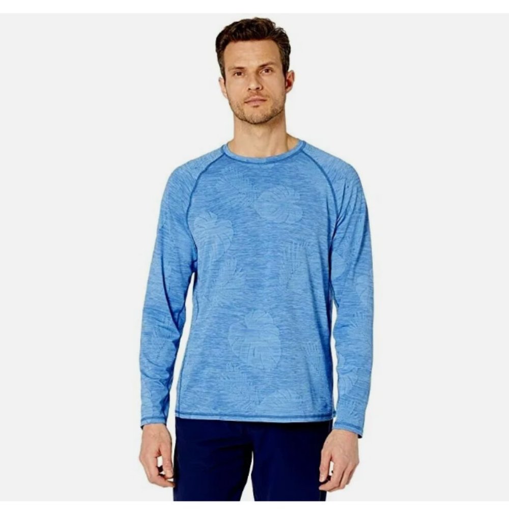TOMMY BAHAMA IslandZone Delray Frond Crew - Campanula